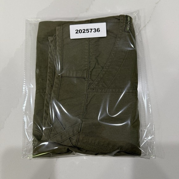 ExOfficio Lightweight Ankle Pants Womens 12 Green Pockets Hiking Utility Travel - Picture 14 of 14